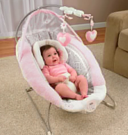 Детский шезлонг Fisher price МОЕ СЕРДЕЧКО для новорожденных. Люкс класс