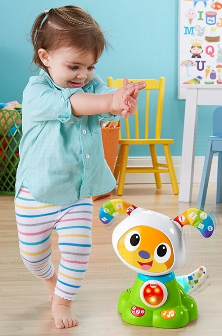 Интерактивная игрушка Фишер Прайс - Щенок робота Бибо Fisher-Price Dance & Move BeatBowWow