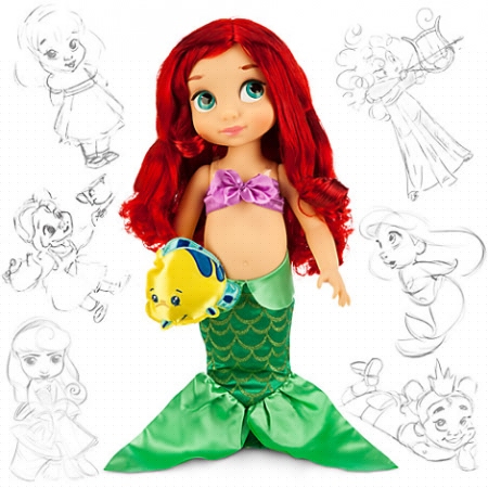 Кукла Аниматор Дисней принцесса Русалочка Ариэль в детстве Disney Animators' Collection Ariel Doll