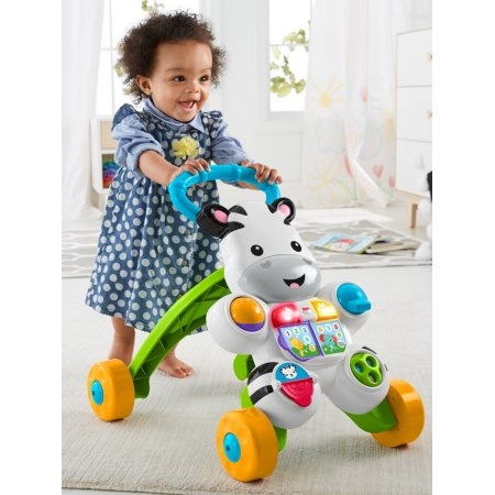 Интерактивные ходунки каталка Зебра Fisher-Price
