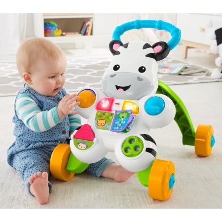 Интерактивные ходунки каталка Зебра Fisher-Price