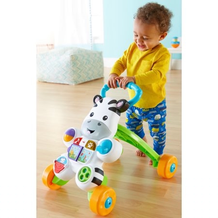 Интерактивные ходунки каталка Зебра Fisher-Price