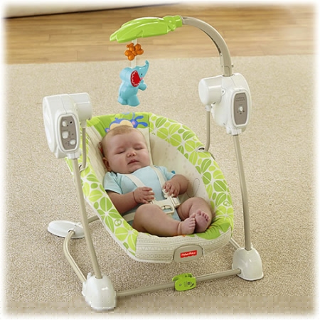 Качели для новорожденных Fisher Price «Друзья из тропического леса»
