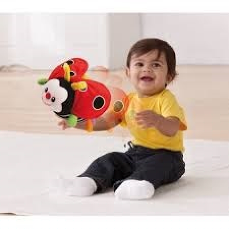Развивающая мягкая игрушка мяч «Божья коровка» VTech Count & Hug Bug