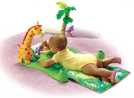 Коврик развивающий 3 в 1 «Джунгли» Fisher-Price Rainforest 1-2-3 Musical Gym