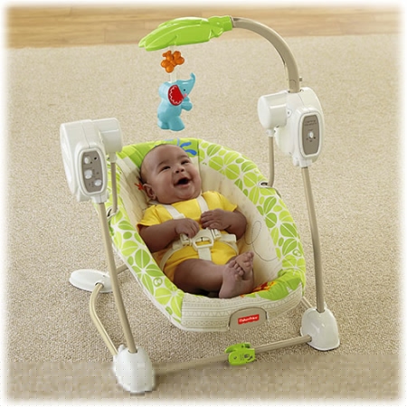 Качели для новорожденных Fisher Price «Друзья из тропического леса»