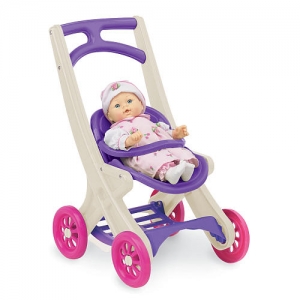 Коляска для куклы 3 в 1 American Plastic Toy On the Go Stroller