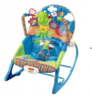 Детское массажное кресло-качели Fisher-Price Улитка