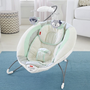 Массажный шезлонг для новорожденного КРОШКА ЕНОТ Fisher-Price Deluxe Bouncer