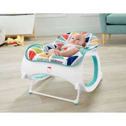 Детское кресло-качели Fisher-Price ЯРКАЯ ВЕРШИНА, от рождения до 3-х лет с массажной вибрацией