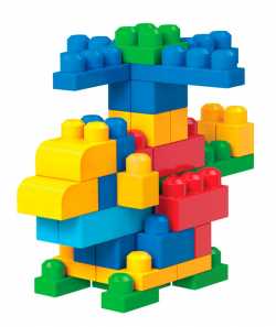 Конструктор классический в мешке (80 дет.) Mega Bloks