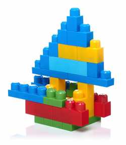 Конструктор классический в мешке (80 дет.) Mega Bloks