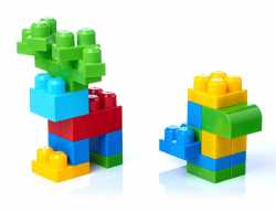 Конструктор классический в мешке (80 дет.) Mega Bloks