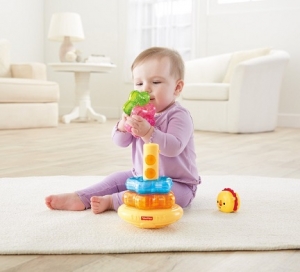 Детская пирамидка Fisher-Price Львенок с музыкой и огоньками