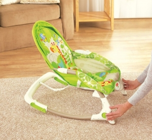 Детское кресло-качели  Fisher Price от 0 до 18 кг ЛЬВЕНОК  (люкс-класс)
