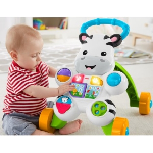 Интерактивные ходунки каталка Зебра Fisher-Price