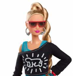Коллекционная кукла Barbie X Кит Харинг