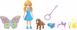 Маленькая модница с любимцем Polly Pocket