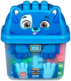 Конструктор в контейнере "Зверюшка" Mega Bloks (в асс.)