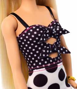 Кукла Barbie "Модница" в черно-белом платье