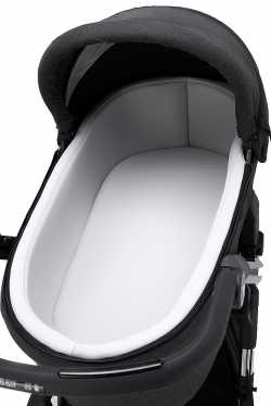 Коляска 2 в 1 Bair Electra B-touch system BE-01 black  (Баир Электра Би-тач систем)