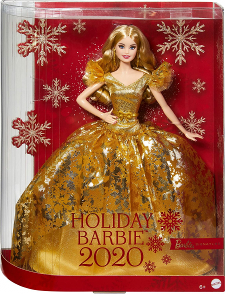 Кукла Барби коллекционная Праздничная Barbie Signature Holiday Doll, Blonde Long Hair