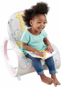 Детское кресло-качалка Fisher Price РОЗОВЫЙ САД, от рождения и до 3-х лет. Оригинал США