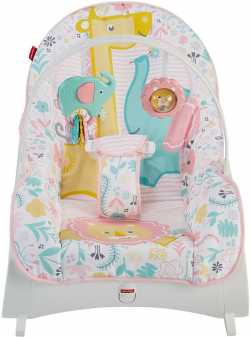 Детское кресло-качалка Fisher Price РОЗОВЫЙ САД, от рождения и до 3-х лет. Оригинал США