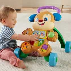Музыкальные ходунки толкатель Умный щенок Fisher-Price Learn with Puppy Walker