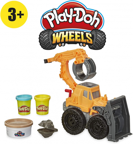 Набор Плей До Погрузчик Экскаватор Play-Doh Wheels Front Loader Hasbro E9226