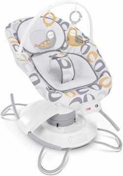 Укачивающий центр Fisher-Price 2 в 1 детские качели Deluxe Soothe 'n Play «ВОЛШЕБНЫЙ СОН»