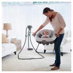 Укачивающий центр Грако 2 в 1 Graco Duet Connect LX Swing Plus Bouncer от 0 до 13,6 кг